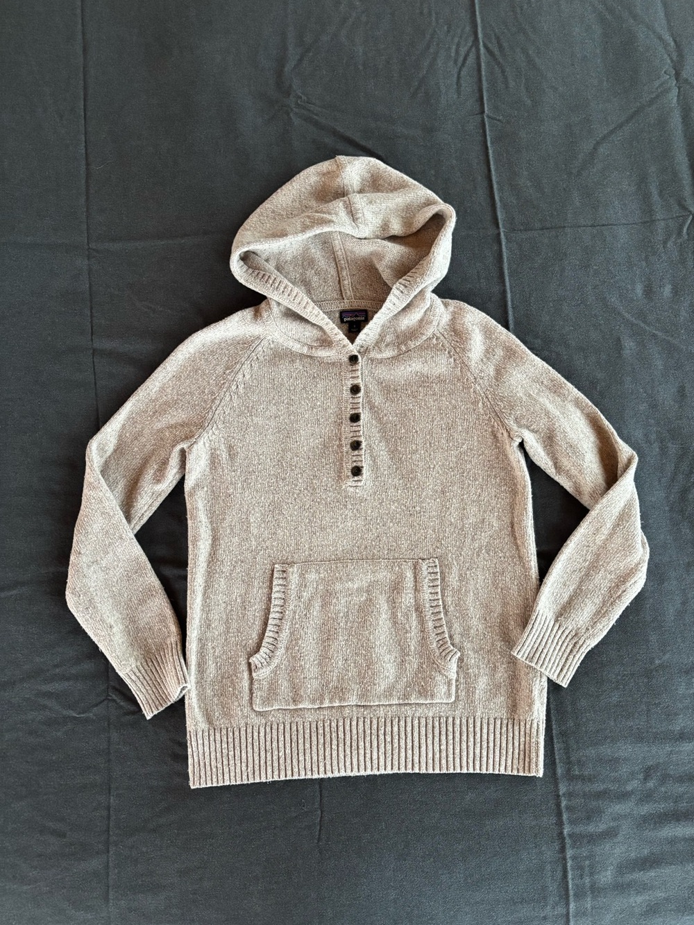 Patagonia Recycled Wool and Silk Blend Hoodie